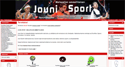 Desktop Screenshot of jounisport.net
